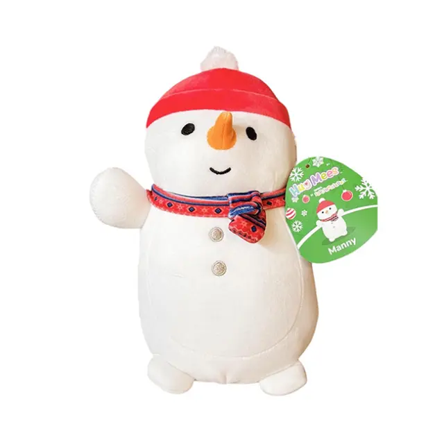 SquishMallows Λούτρινο HugMees Manny Ο Χιονάνθρωπος 35cm (SQHM00510)
