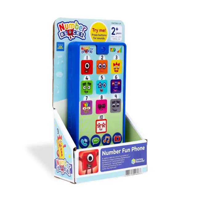 Learning Resources Numberblocks Αριθμοκυβάκια Number Fun Phone (2+ ετών) HM97860-UK