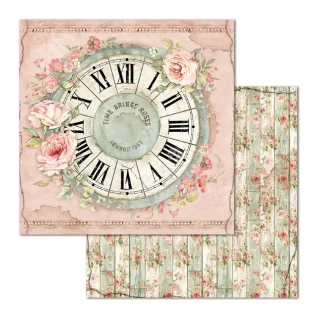 Χαρτιά scrapbooking 10τεμ, House of Roses 3