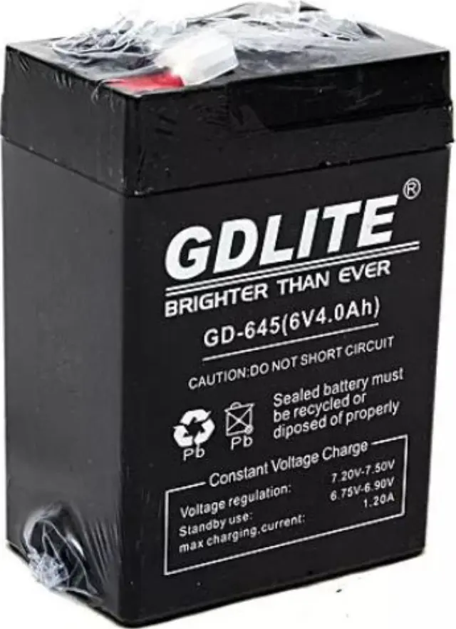 GDLite Μπαταρία Μολύβδου 6V 4.0Ah