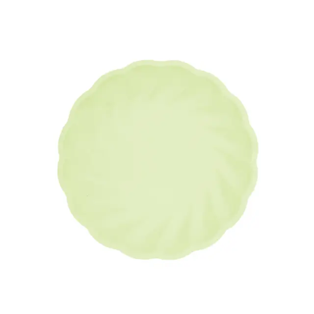 Πιάτα Στρογγυλά Vert Decor Green 18.8 εκ - Πράσινο Παστέλ / 6 τεμ