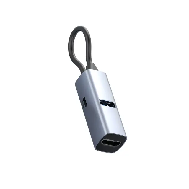 Mobile Origin 3in1 CompactHub HB1 - USB-A, USB-C, HDMI, USB-C Cable 3