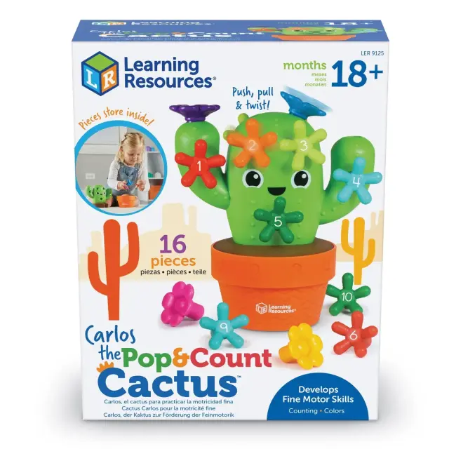 Learning Resources Εκπαιδευτικό Παιχνίδι Κάρλος ο Κάκτος για 18+ μηνών LER 9125 3