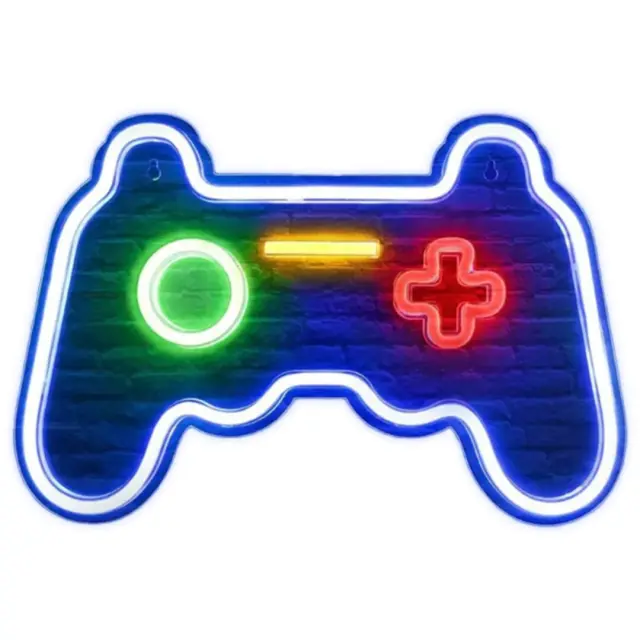MECHARITE - Controller LED Neon Skilt - Blue - Fan Shop and Merchandise