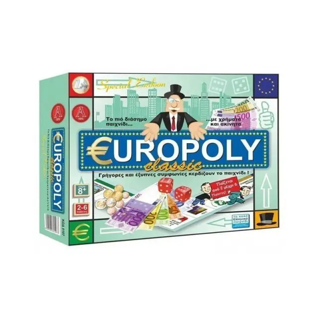 Επιτραπέζιο Παιχνίδι Europoly classic ΝΟ.0107 – Board game 370253