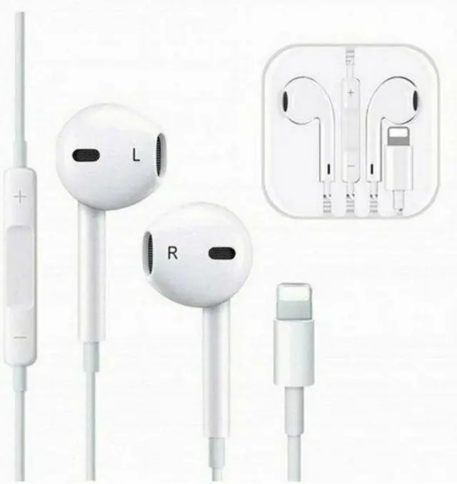 M80 In-ear Handsfree με Βύσμα Lightning Λευκό 2