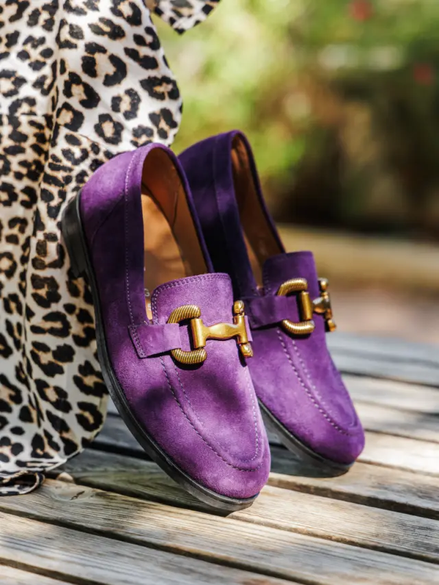 Gabor Μοκασίνια-Loafers Γυναικείο δέρμα Nubuck Μωβ GAB/52422 49-PURPLE 2