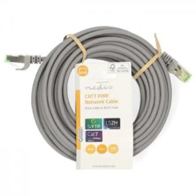 Καλώδιο δικτύου CAT 7, S/FTP, 10m σε γκρι χρώμα. 3