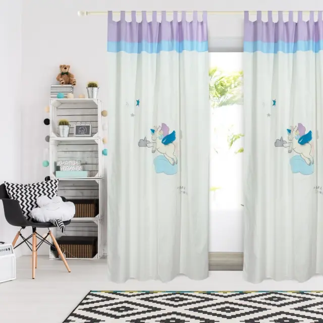 Κουρτίνα με Κρίκους Das Home 6463 140x260
