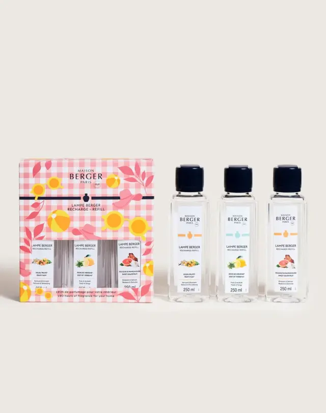Maison Berger Paris Lampe Berger Refill Triopack Estivale 3 χ 250ml Υγρά Αναπλήρωσης Καταλυτικής Λάμπας