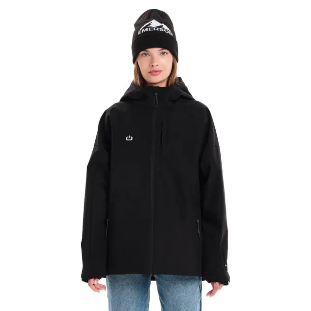 Emerson Women's Hooded Jacket (242.EW10.03-Black) - Μαύρο