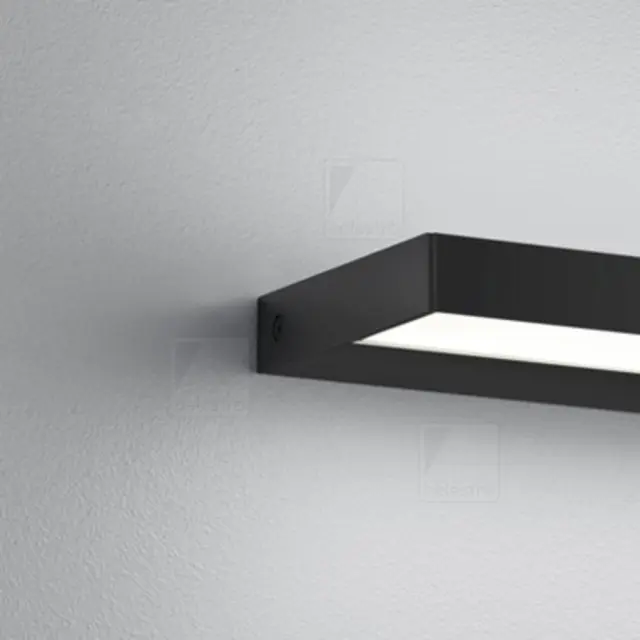 Φωτιστικό Τοίχου LED SLATE Ματ Μαύρο 600 mm IP44 Άμεσου & Έμμεσου Φωτισμού 15W – Minimal Design 2