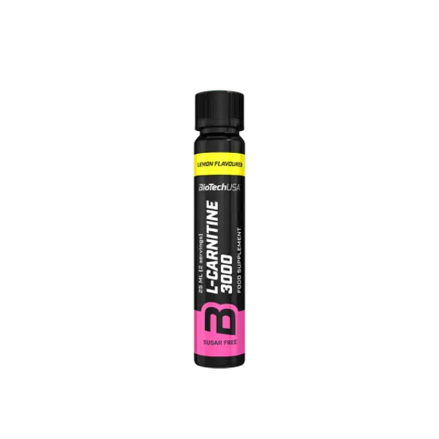 BioTechUSA L-Carnitine Amp 3000mg 25ml lemon (14003010100)