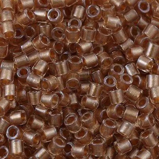 Χάντρα Miyuki Delica 8/0 - DBL0901 - Sparkling Gold Lined Crystal ~7gr