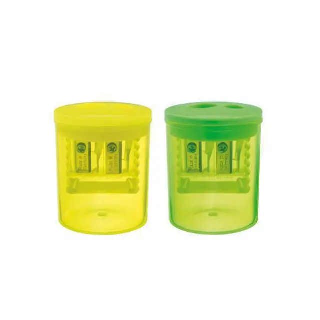 Herlitz Ξύστρα Fluo Διπλή Βαρελάκι (50028078) 2