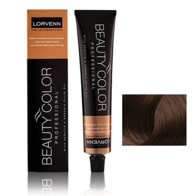 Lorvenn Beauty Color Professional 70ml 6.71-Σκούρο Καφέ Ξανθό Σαντρέ