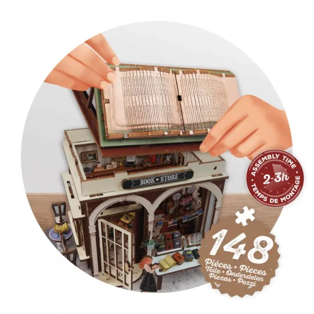 Buki France 3D Κατασκευή Bookshop Diorama 68074 3