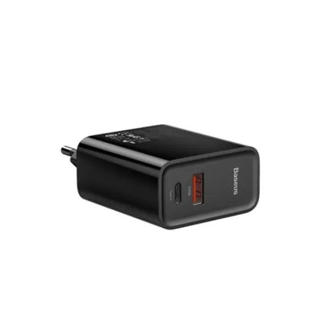 Wall Charger CCFS-C01, USB + USB-C, QC3.0