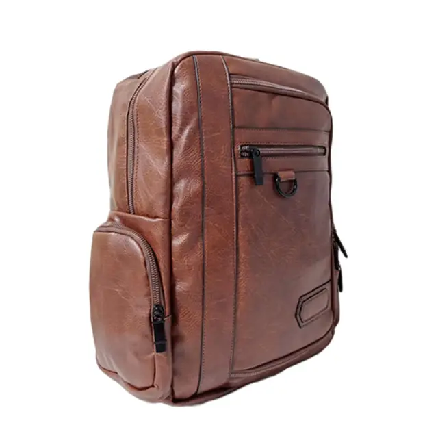 Σακίδιο Πλάτης MCAN Camel Δερματίνη 40x32x15cm LF Z716 2