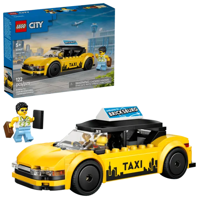 LEGO® City Yellow Taxi για 5+ Ετών 122τμχ - 60487 2