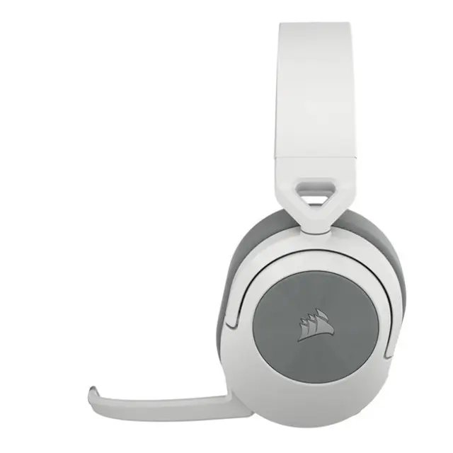 Corsair HS55 Ασύρματο Over Ear Gaming Headset με σύνδεση Bluetooth / USB Λευκό 3