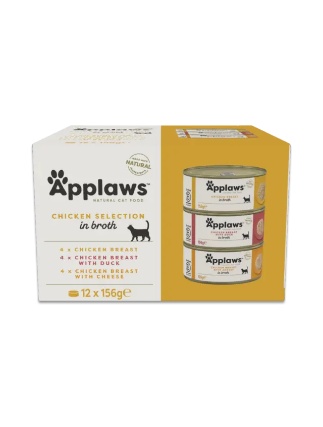 Applaws - Multipack Chicken selection in broth - 12x156g - Pet Supplies
