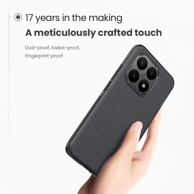 Nillkin Super Frosted PRO Back Cover for Xiaomi 15T Black 3