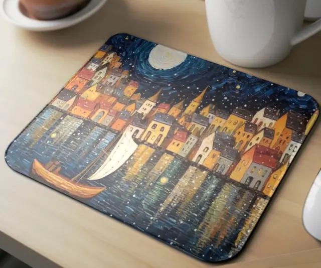 Mousepad ( still van gogh -34 ) Διαστάσεις: 23cm(μήκος) x 20cm (ύψος) 2
