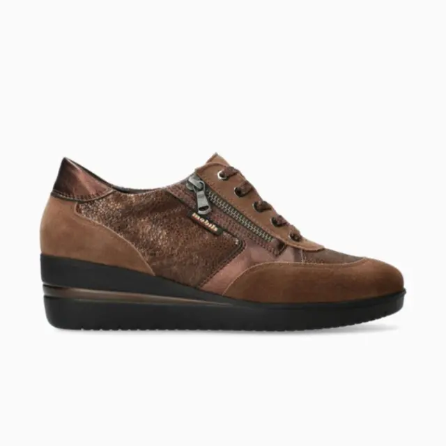 Mephisto Sneakers Γυναικείο δέρμα Nubuck Καφέ MEP/PATRIZIA CINNAMON