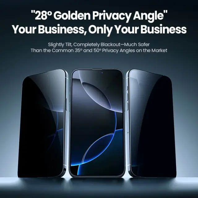 Nillkin Tempered Glass 0.25mm Guardian 2.5D for Apple iPhone 16 Pro Max Black (with applicator) 3