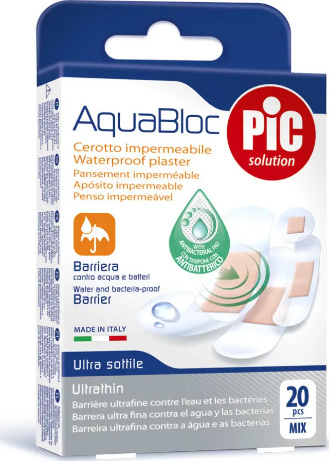 PiC Solution Aquabloc Αυτοκόλλητα Επιθέματα 20τμχ