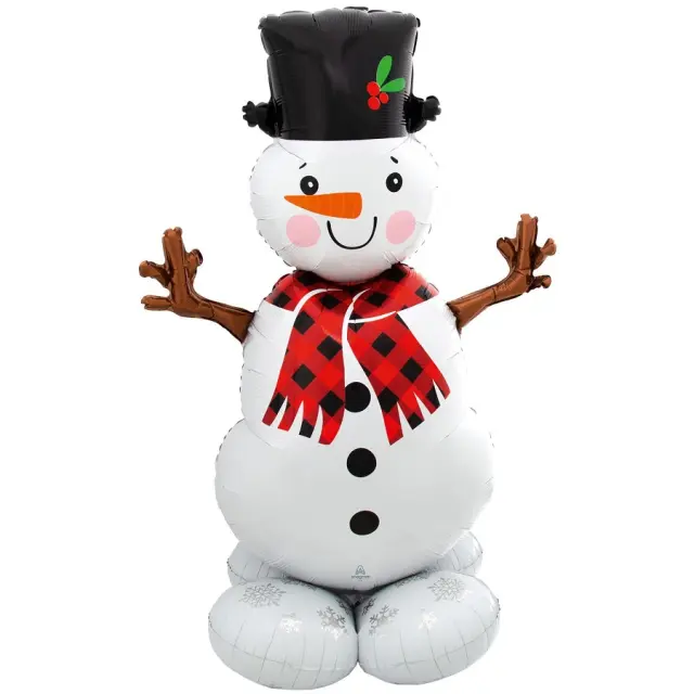 Μπαλόνι φοιλ AirLoonz Snowman / 88εκ x 139εκ - Χιονάνθρωπος