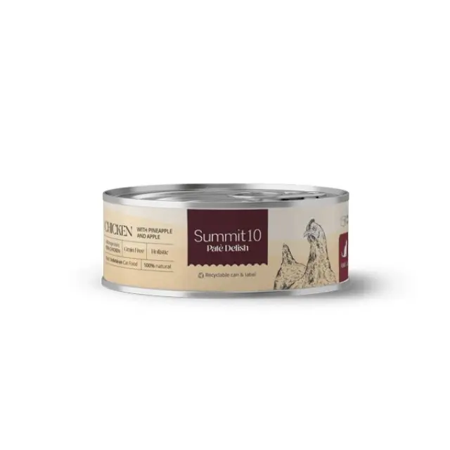 Summit10 Patè Delish Κοτόπουλο 92% με Ανανά και Μήλο 85gr