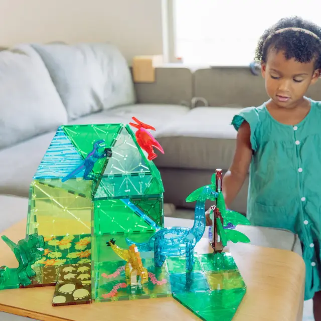 Magna-Tiles Μαγνητικά Πλακίδια Dino World XL 50 Κομμάτια (3+ ετών) 22850 2