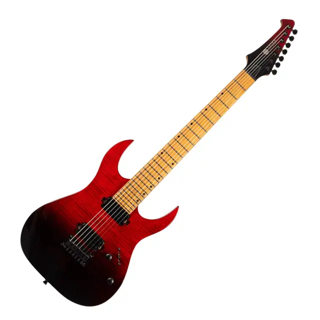 Spira S-457 TRD Ηλεκτρική Κιθάρα 7άχορδη Trans Red/Black