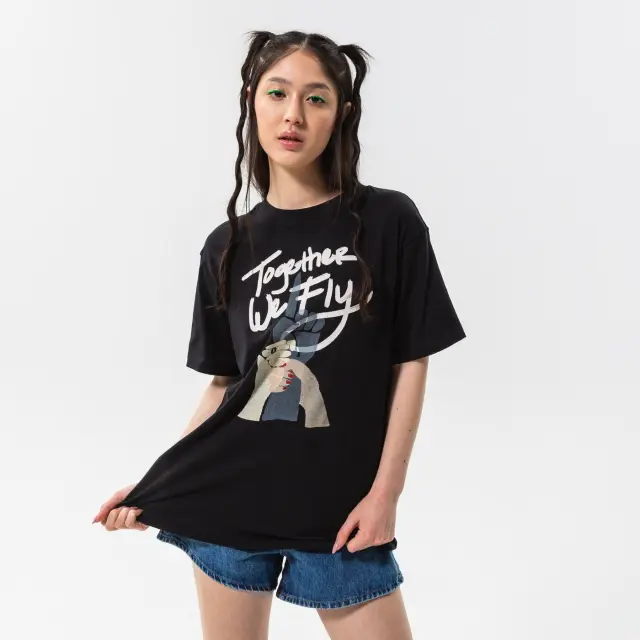 Nike T-shirt Μαύρο με Στάμπα DR2595-010 - S