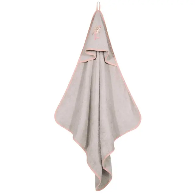 Βρεφική Κάπα 80x80 400gsm Essential Greenwich Polo Club 8853 Grey-Pink 100% βαμβακερό