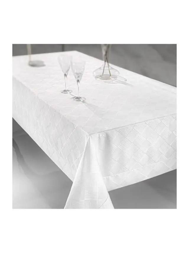 Τραπεζομάντηλο Attitude White- Guy Laroche 160x260, ATTITUDE, Guy Laroche 3