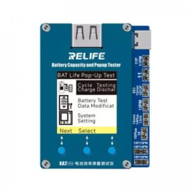 Όργανο Ελέγχου/ Επισκευής Μπαταρίων Relife XA2 Pro για iPhone 11 έως 15 Series N65321 2
