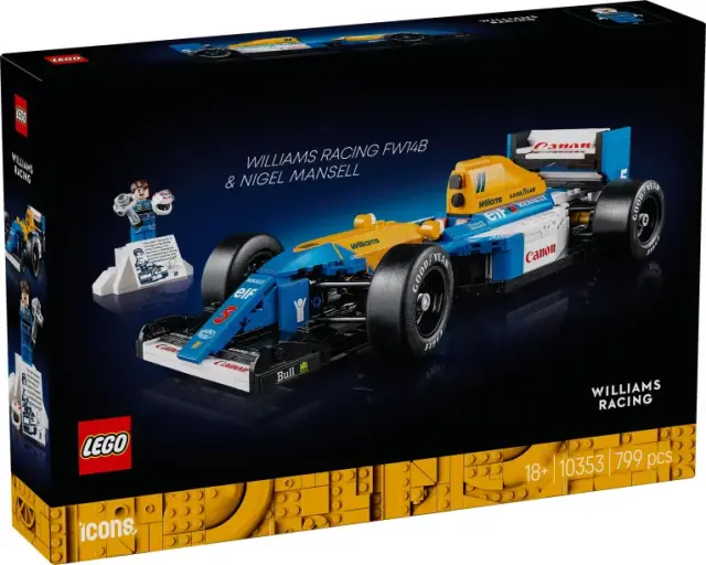 Lego Icons Williams Racing Fw14B With Nigel Mansell (10353) (LGO10353) 2