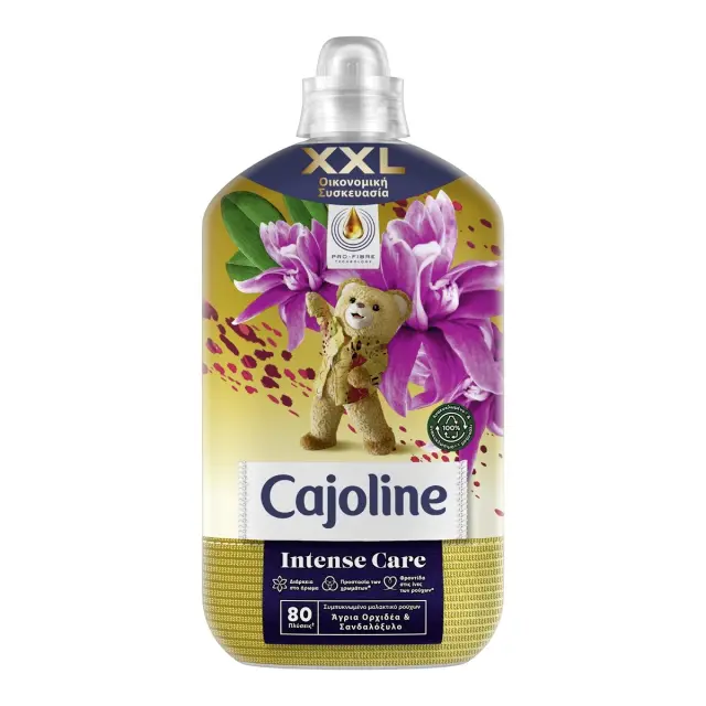 Cajoline Συμπυκνωμένο Μαλακτικό Ρούχων Άγρια Ορχιδέα & Σανδαλόξυλο 80 Μεζούρες