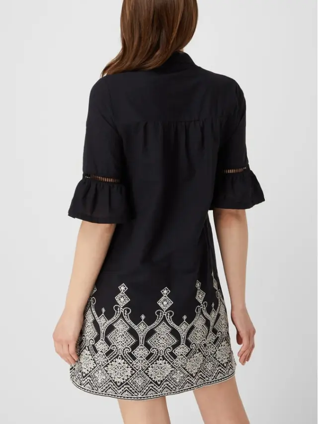 B276 - Black - BEACHWEAR EMBROIDERY BLACK - XXL 3