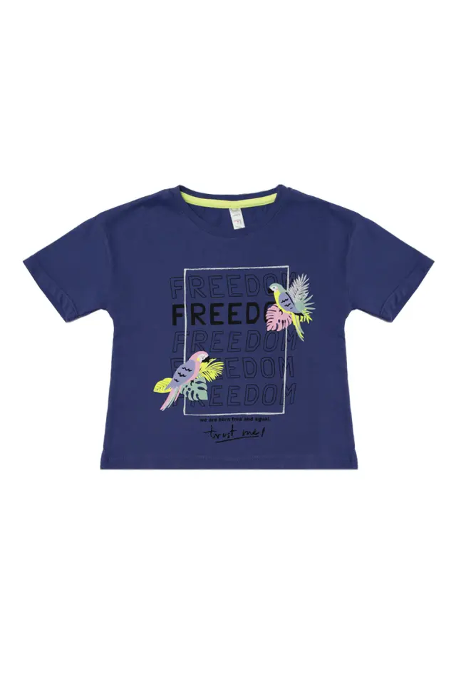 T-Shirt Kid Freedom Μωβ