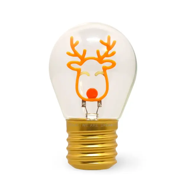 Lightbulb - Shaped Table Lamp - Bulb Fiction - Reindeer 2