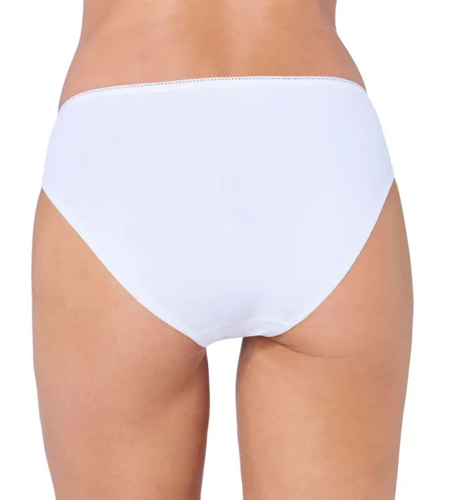 Sloggi 24/7 Cotton Tai Βαμβακερά Σλιπ Λευκό 3-Pack 3