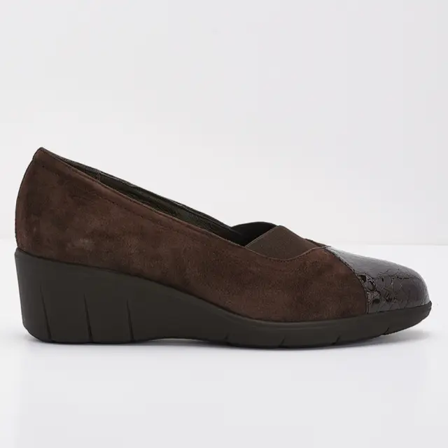 Soffice Sogno Μπαλαρίνες Γυναικείο δέρμα Nubuck/δέρμα λουστρίνι Καφέ ASS/20534 CACAO