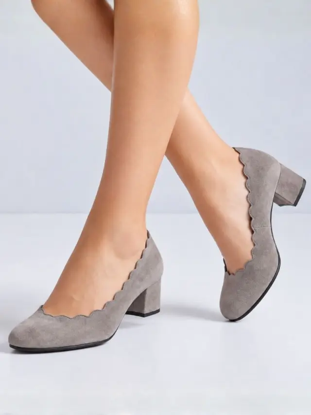 Gabor Γόβες Γυναικείο δέρμα Nubuck Ασημί GAB/52221 13-FUMO 2