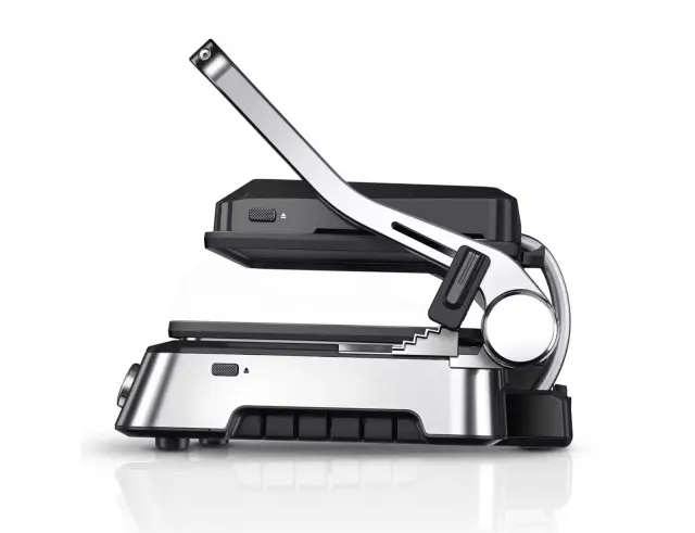 Τοστιέρα - Γκριλιέρα 2 σε 1 Braun MultiGrill 9 Pro CG9140 με 2 πλάκες ψησίματος, ισχύ 2200W και επιφάνεια ψησίματος 37x23cm - Black / Stainless SteelCG9140 3