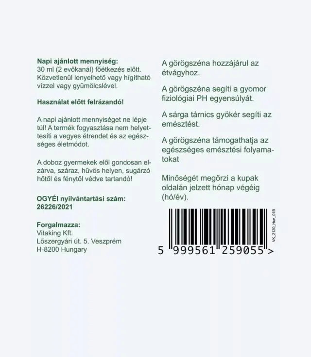 Vitaking Appetito Plus 200 ml - Herbal syrup 3
