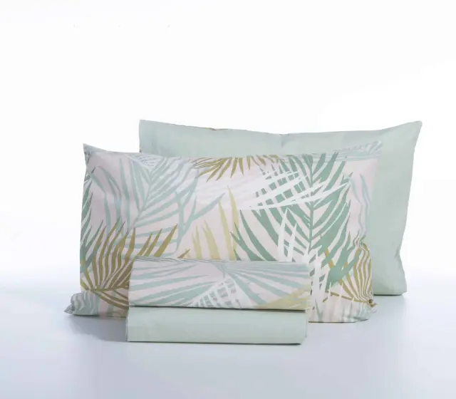 ΣΕΤ ΣΕΝΤΟΝΙΑ ΒΑΜΒΑΚΕΡΑ ΥΠΕΡΔΙΠΛΑ AMAZON 240Χ270 NEF-NEF HOMEWARE GREEN 2